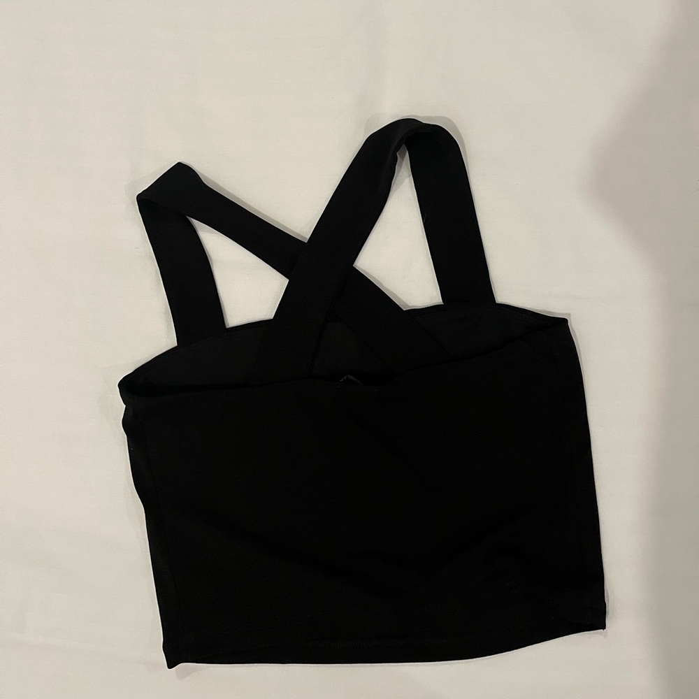 Black crop top